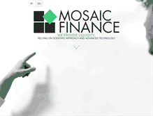 Tablet Screenshot of mosaicfinance.fr
